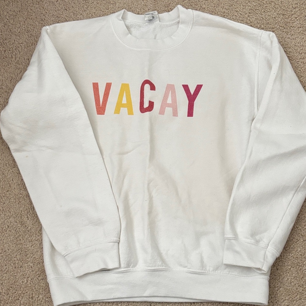 Gildan White Heavy Blend Sweatshirt